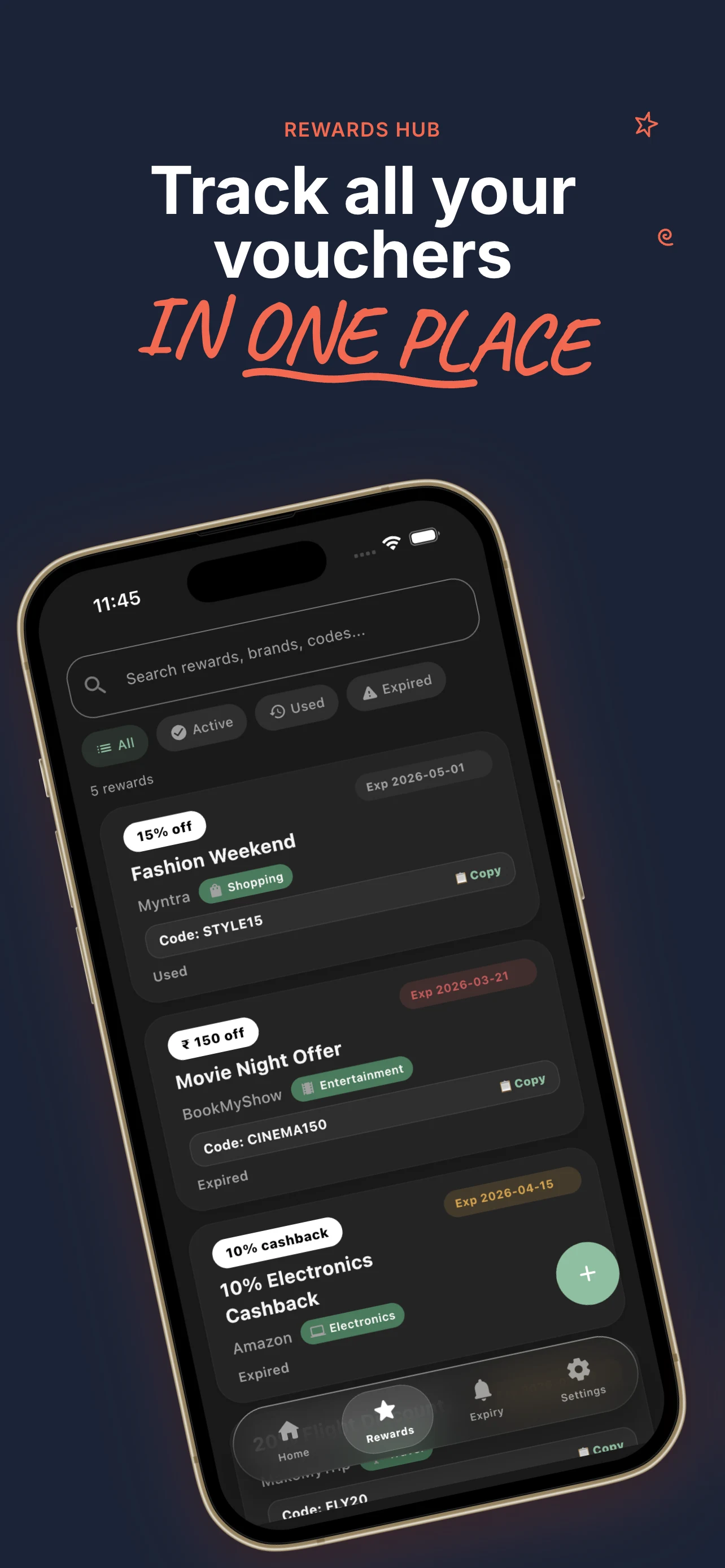 Snag Rewards Vault Interface